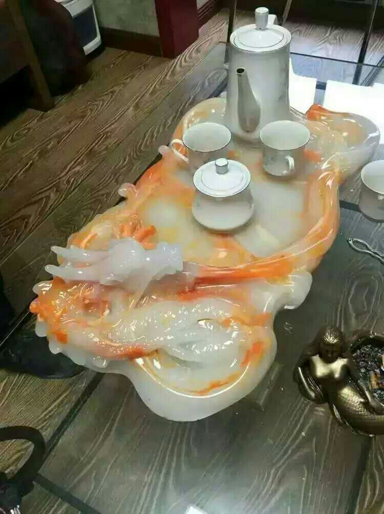 仿玉石茶盘